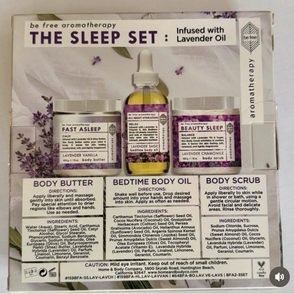 💜  Lavender Sleep Set 🛁 💤 - Picture 2 of 4